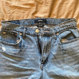 Distressed Mom Jeans